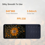 3,54 pouces Android 12 Helio G85 Octa Core, Réseau: 4G, OTG, Télécommande infrarouge, Carte SIM unique, Support Google Play, 4 Go+64 Go