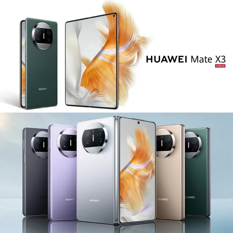 Triple caméra, Face ID et identification latérale par empreinte digitale, batterie 5060 mAh, écran 7,85 pouces + 6,4 pouces, HarmonyOS 3.1 Snapdragon 8+ 4G Octa Core jusqu'à 3,2 GHz, réseau : 4G, OTG, NFC, ne prend pas en charge Google Play, 1 To