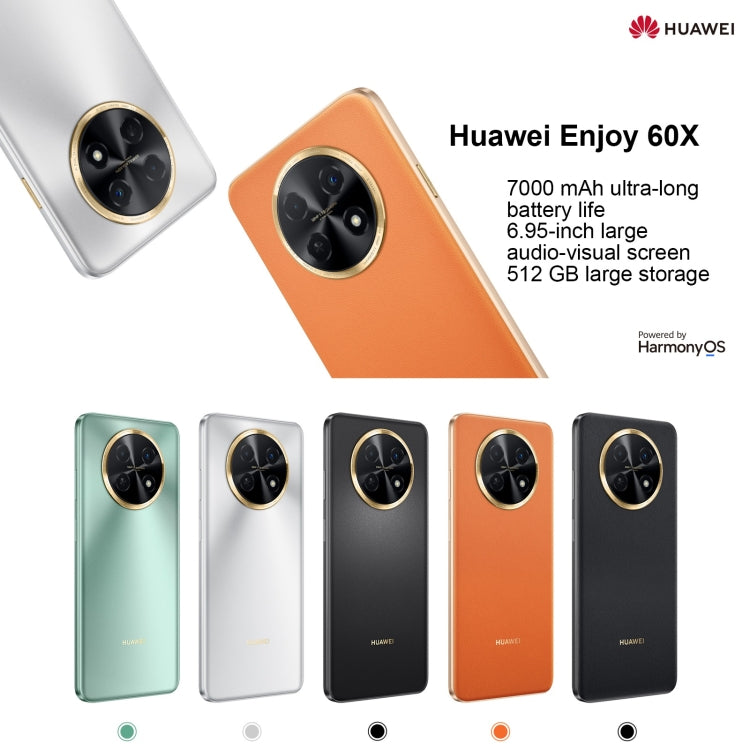 Double caméras arrière, identification par empreinte digitale latérale, batterie 7000mAh, 6,95 pouces HarmonyOS 3.0 Qualcomm Snapdragon 680 Octa Core 2,4GHz, Réseau : 4G, OTG, NFC, Pas de support Google Play, 256GB Argent, 256GB Noir, 256GB Vert