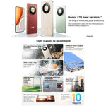 Honor X70 Version Mise à Jour, 12 Go+256 Go, Empreinte Digitale Sous l'Écran, MagicOS 10.0 / Android 16 de 6,79 Pouces, Snapdragon 6 Gen 4 Octa Core, Réseau : 5G, OTG, NFC, Prise en Charge de Google Play, 12 Go+512 Go