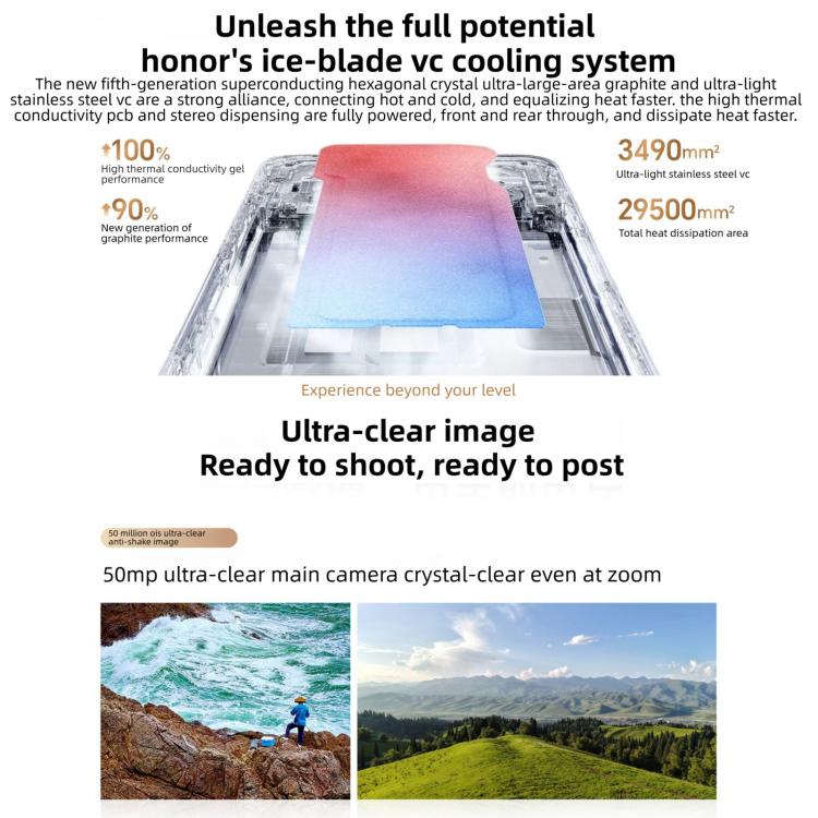 Honor X70 Version Mise à Jour, 12 Go+256 Go, Empreinte Digitale Sous l'Écran, MagicOS 10.0 / Android 16 de 6,79 Pouces, Snapdragon 6 Gen 4 Octa Core, Réseau : 5G, OTG, NFC, Prise en Charge de Google Play, 12 Go+512 Go