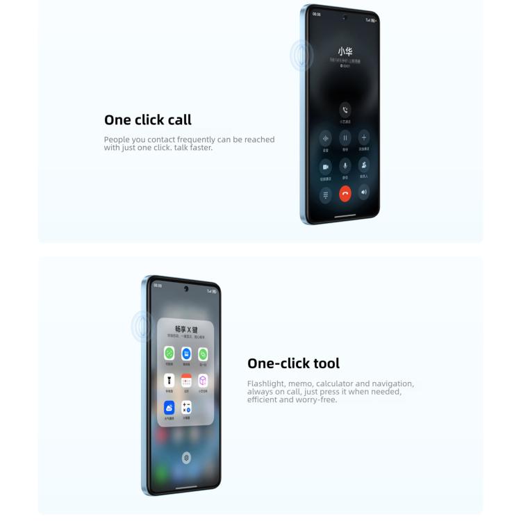HUAWEI Enjoy 90 Plus, 8GB‌+128GB, Empreinte digitale latérale, HarmonyOS 6.0 Kirin 8000 de 6,67 pouces, OTG, Ne prend pas en charge Google Play, 8GB+128GB