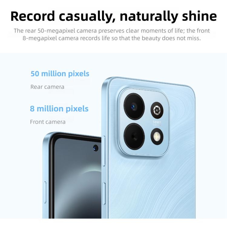 HUAWEI Enjoy 90 Plus, 8 Go + 256 Go, empreinte digitale latérale, HarmonyOS 6.0 Kirin 8000 de 6,67 pouces, OTG, ne prend pas en charge Google Play, 8 Go + 256 Go