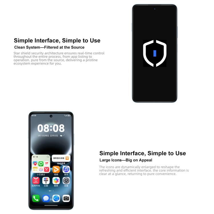 HUAWEI Enjoy 90 Plus, 8 Go + 256 Go, empreinte digitale latérale, HarmonyOS 6.0 Kirin 8000 de 6,67 pouces, OTG, ne prend pas en charge Google Play, 8 Go + 256 Go