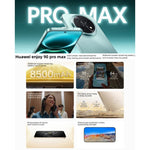 HUAWEI Enjoy 90 Pro Max, 8 Go‌+128 Go, Empreinte Digitale Latérale, HarmonyOS 6.0 Kirin 8000 de 6,84 Pouces, OTG, Ne Prend Pas en Charge Google Play, 8 Go+128 Go