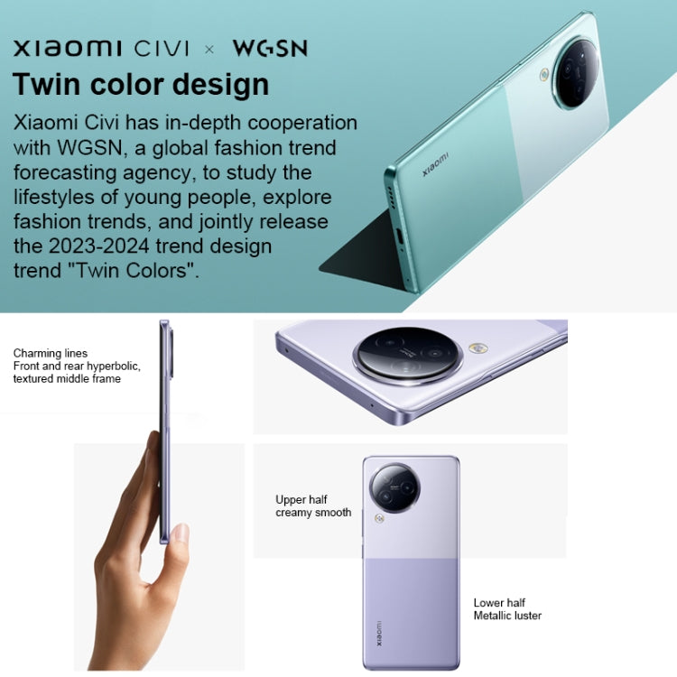 Triple caméra arrière + double caméra frontale, lecteur d'empreintes digitales intégré à l'écran, batterie de 4 500 mAh, écran MIUI 14 de 6,55 pouces, processeur Dimensity 8200 Ultra Octa-Core 4 nm jusqu'à 3,1 GHz, réseau : 5G, NFC, 16 Go + 1 To