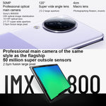 Triple caméra arrière + double caméra frontale, lecteur d'empreintes digitales intégré à l'écran, batterie de 4 500 mAh, écran MIUI 14 de 6,55 pouces, processeur Dimensity 8200 Ultra Octa-Core 4 nm jusqu'à 3,1 GHz, réseau : 5G, NFC, 16 Go + 1 To