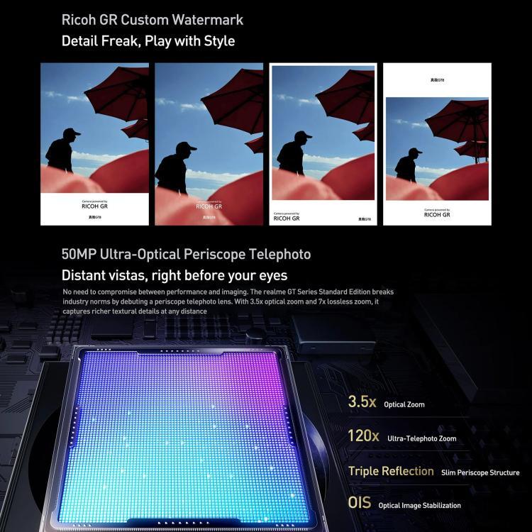 Realme GT8, 16 Go+256 Go, 6,79 pouces Realme UI 7.0 Android 16 Snapdragon 8 Elite Octa Core, NFC, OTG, Réseau : 5G, 16 Go+512 Go, Realme GT8, 16 Go+512 Go
