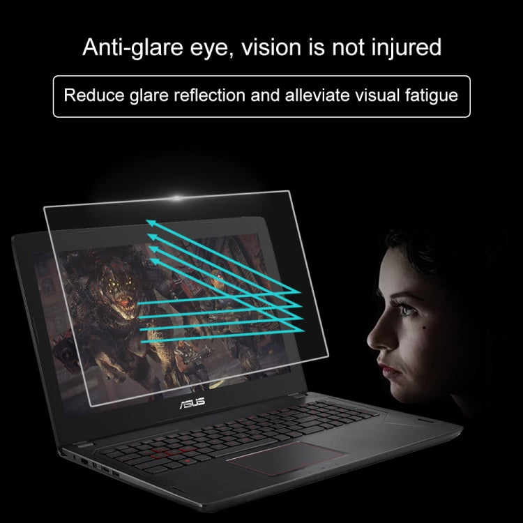 Film de protection d'écran universel en verre trempé HD pour ordinateur portable de 15,6 pouces, 15,6 pouces