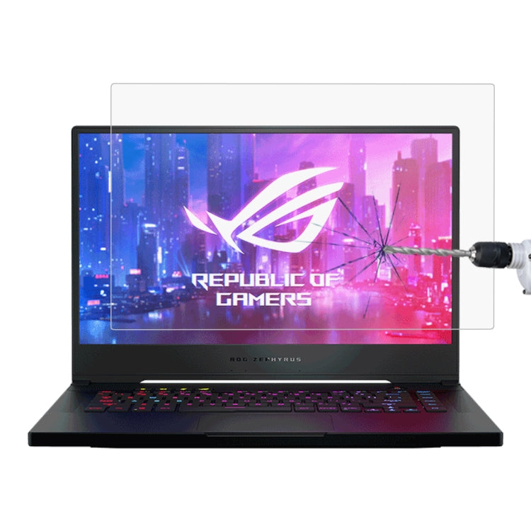 Film protecteur en verre trempé HD pour écran d'ordinateur portable ASUS ROG Zephyrus M GU502 15,6 pouces, pour ASUS ROG Zephyrus M 15,6 pouces