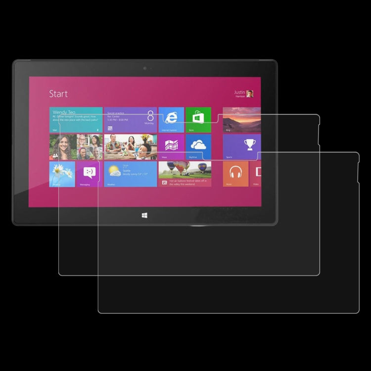 2 films de protection d'écran texturé papier professionnel 3H, film de croquis au crayon pour Microsoft Surface Pro 4 / 5 / 6 / 7, Pour Microsoft Surface Pro 4 / 5 / 6 / 7