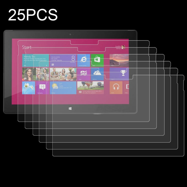 Film protecteur d'écran texturé papier professionnel 25 PCS 3H pour Microsoft Surface Pro 4 / 5 / 6 / 7