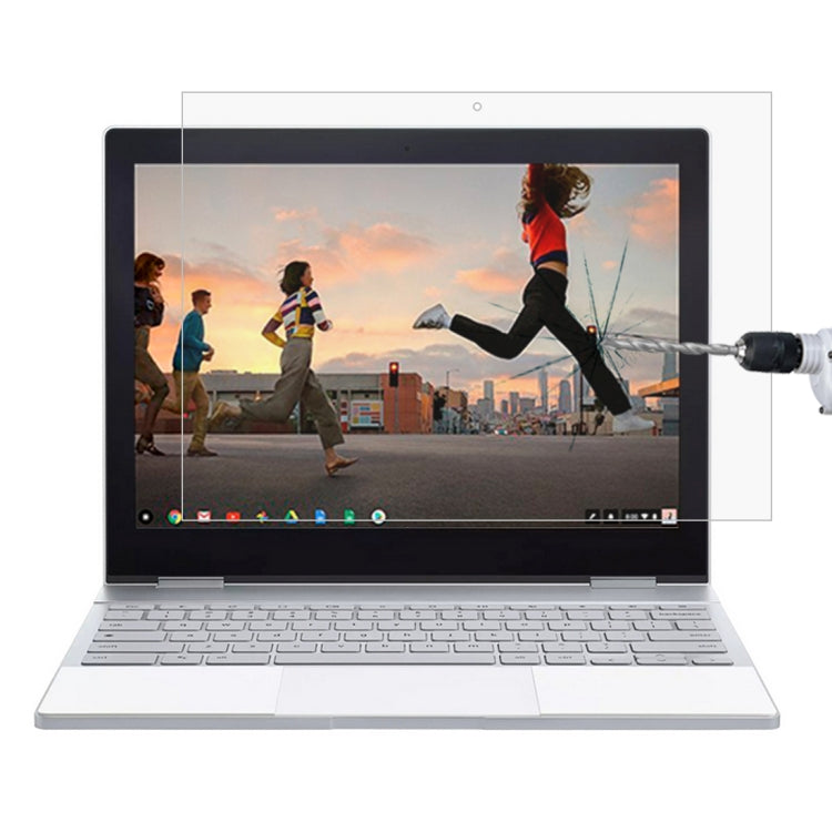 Film de protection en verre trempé plein écran d'une épaisseur de 0,4 mm et d'une dureté de surface 9H pour Google Pixelbook 12,3 pouces, Pour Google Pixelbook 12,3 pouces