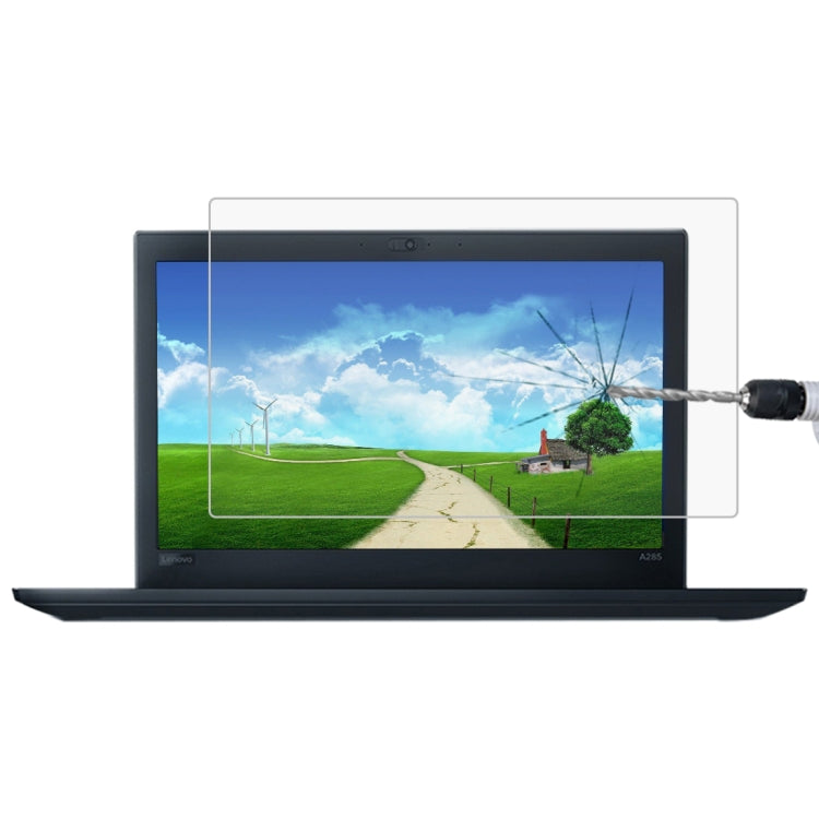 Film de protection d'écran en verre trempé pleine surface de 0,4 mm de dureté 9H pour Lenovo ThinkPad A285 12,5 pouces, Lenovo A285