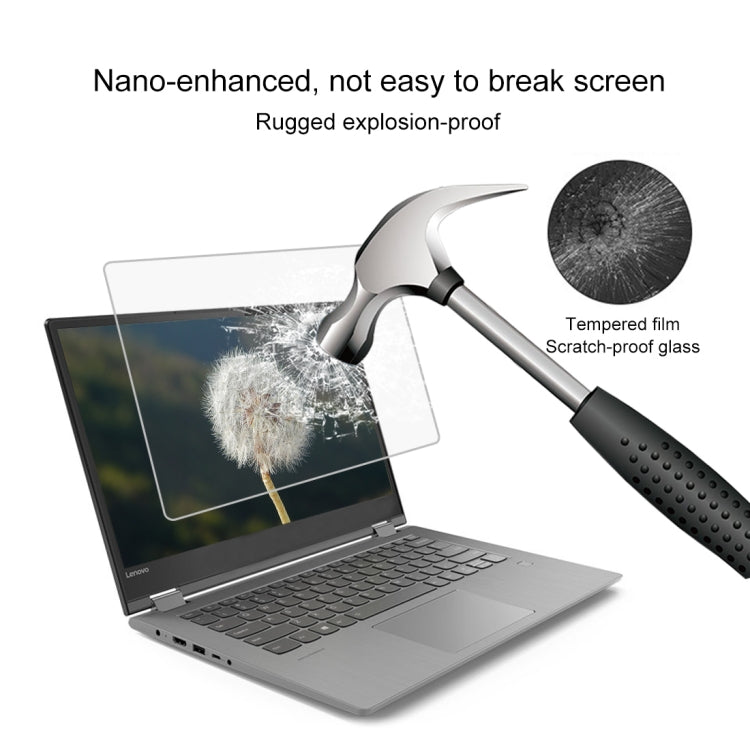 Film en Verre Trempé Plein Écran 0,4mm Dureté de Surface 9H pour Lenovo ThinkPad Yoga 530 14 pouces, Yoga 530