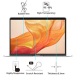 2 films en verre trempé anti-explosion de 0,26 mm de dureté 9H pour MacBook Air 13.3 (2018), pour MacBook Air 13.3 (2018) (2 pièces)