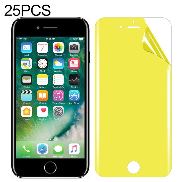 25 Pièces Pour iPhone SE 2020 / 8 / 7 Protecteur d'écran avant souple en TPU à couverture complète, Pour iPhone 7 / 8 (25 Pièces)