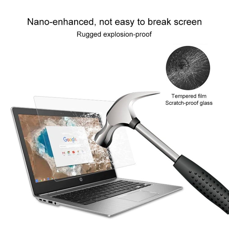 Film de protection d'écran en verre trempé HD pour ordinateur portable HP Chromebook 13 G1 (ENERGY STAR) 13,3 pouces, pour HP Chromebook 13 G1 (ENERGY STAR) 13,3 pouces