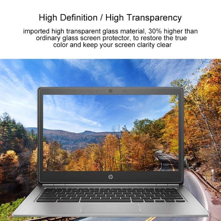 Film de protection d'écran en verre trempé HD pour ordinateur portable HP Chromebook 13 G1 (ENERGY STAR) 13,3 pouces, pour HP Chromebook 13 G1 (ENERGY STAR) 13,3 pouces