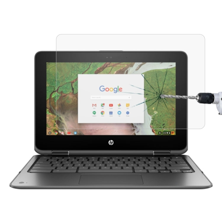 Film de protection en verre trempé HD pour écran d'ordinateur portable HP Chromebook x360 11 G1 EE 11,6 pouces, Pour HP Chromebook x360 11 G1 EE 11,6 pouces