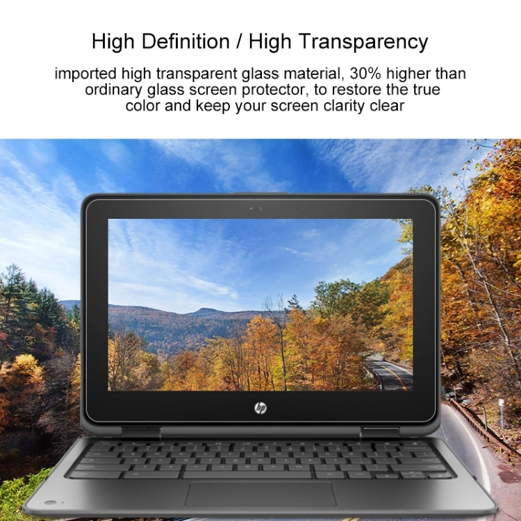 Film de protection en verre trempé HD pour écran d'ordinateur portable HP Chromebook x360 11 G1 EE 11,6 pouces, Pour HP Chromebook x360 11 G1 EE 11,6 pouces