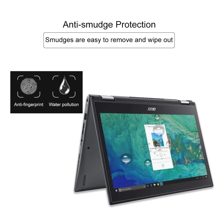 Film de protection d'écran en verre trempé HD pour ordinateur portable Acer Spin 5 - SP513-52N-552K 13,3 pouces, pour ordinateur portable Acer Spin 5 - SP513-52N-552K 13,3 pouces