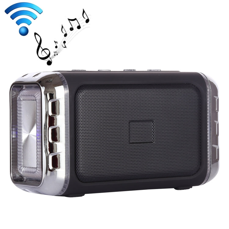 Haut-parleur sans fil portable LN-22 DC 5V avec appel mains libres et LED bicolore, support USB, carte TF et AUX 3,5 mm, LN-22