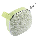 Enceinte stéréo Bluetooth portable X25 avec conception en tissu, microphone intégré, prise en charge des appels mains libres, carte TF et entrée AUX, distance Bluetooth : 10 m