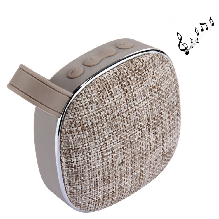 Enceinte stéréo Bluetooth portable X25 avec conception en tissu, microphone intégré, prise en charge des appels mains libres, carte TF et entrée AUX, distance Bluetooth : 10 m