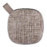 Enceinte stéréo Bluetooth portable X25 avec conception en tissu, microphone intégré, prise en charge des appels mains libres, carte TF et entrée AUX, distance Bluetooth : 10 m