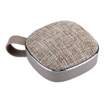 Enceinte stéréo Bluetooth portable X25 avec conception en tissu, microphone intégré, prise en charge des appels mains libres, carte TF et entrée AUX, distance Bluetooth : 10 m