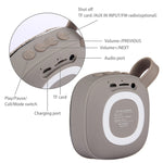 Enceinte stéréo Bluetooth portable X25 avec conception en tissu, microphone intégré, prise en charge des appels mains libres, carte TF et entrée AUX, distance Bluetooth : 10 m