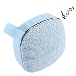 Enceinte stéréo Bluetooth portable X25 avec conception en tissu, microphone intégré, prise en charge des appels mains libres, carte TF et entrée AUX, distance Bluetooth : 10 m