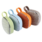 Enceinte stéréo Bluetooth portable X25 avec conception en tissu, microphone intégré, prise en charge des appels mains libres, carte TF et entrée AUX, distance Bluetooth : 10 m