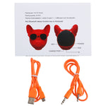 Pour téléphones portables / tablettes / ordinateurs portables, supporte les cartes TF et l'entrée AUX, distance Bluetooth : 10m
