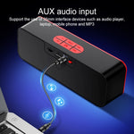Prend en charge les appels mains libres, les cartes TF, les clés USB, l'audio AUX et la fonction FM, SC211