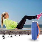 Enceinte stéréo Bluetooth sans fil portable T&G TG109 V4.2 avec poignée, micro intégré, support des appels mains libres, carte TF, entrée AUX et FM, TG109