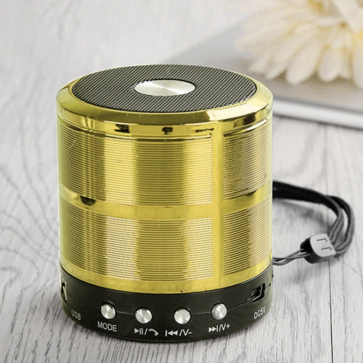 Enceinte Bluetooth WS-887 avec lanière, support appels mains libres, FM, clé USB, carte TF et entrée AUX