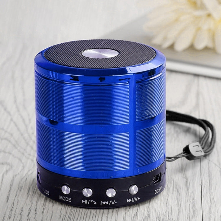 Enceinte Bluetooth WS-887 avec lanière, support appels mains libres, FM, clé USB, carte TF et entrée AUX