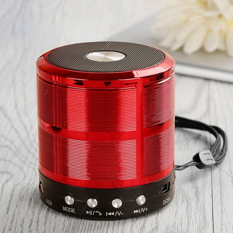 Enceinte Bluetooth WS-887 avec lanière, support appels mains libres, FM, clé USB, carte TF et entrée AUX