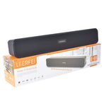 Radio multimédia Bluetooth LEERFEI E91 10W forme barre longue à double haut-parleur, support carte TF / clé USB / AUX 3,5 mm, support carte TF / clé USB / AUX 3,5 mm