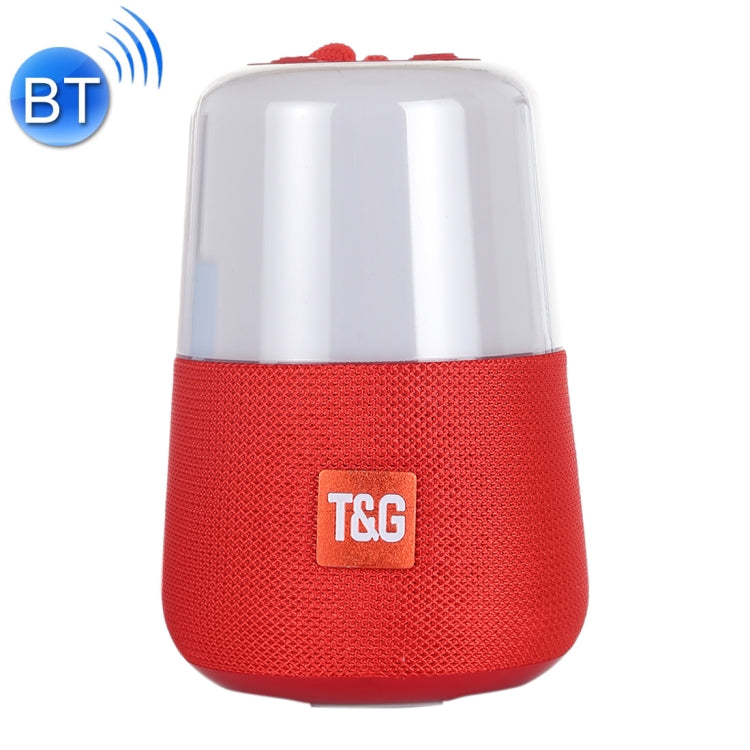 Enceinte stéréo Bluetooth sans fil portable T&G TG168 avec poignée, micro intégré, support lumière LED clignotante & carte TF & clé USB & entrée AUX & FM, TG168