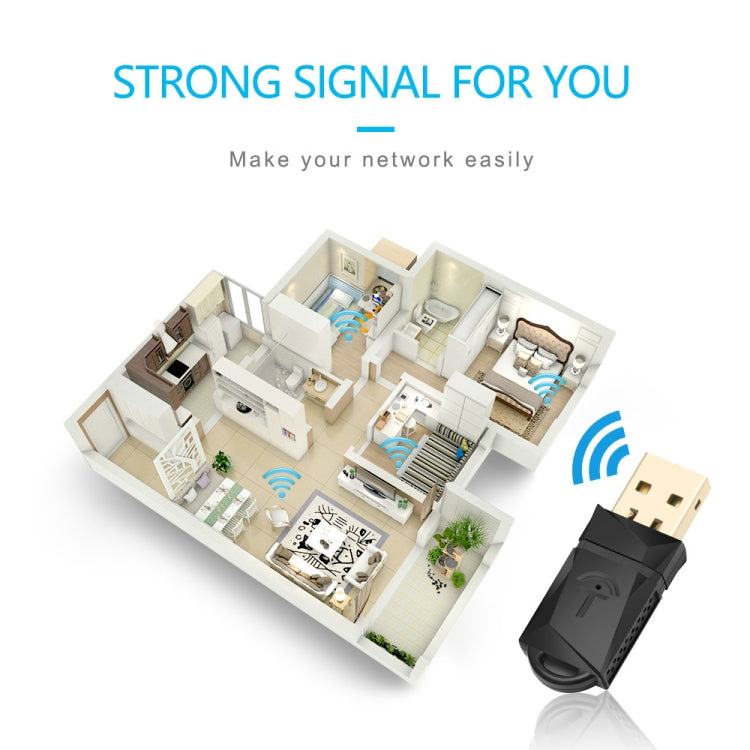 Adaptateur USB WiFi sans fil Rocketek RT-WL3 300 Mbps 802.11 n/a/g