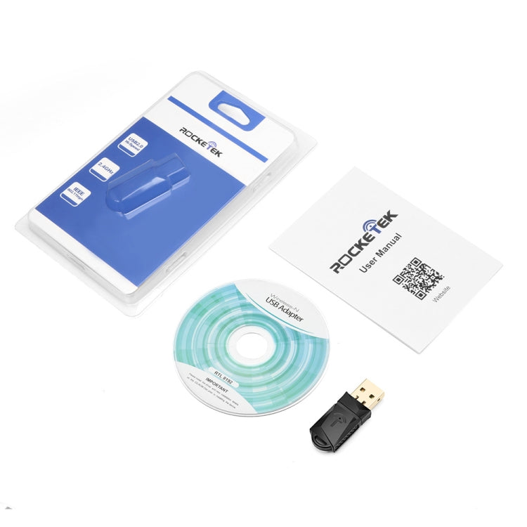 Adaptateur USB WiFi sans fil Rocketek RT-WL3 300 Mbps 802.11 n/a/g