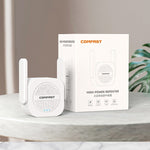 Répéteur amplificateur sans fil double bande 1200Mbps COMFAST CF-WR765AC avec antenne externe, CF-WR765AC