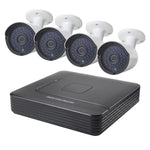 Kit NVR caméra IP Bullet 4Ch A4B2, supporte la vision nocturne / détection de mouvement, distance IR: 20m, A4B2/Kit 720P, A4B2/Kit 1080P, A4B2/Kit 960P