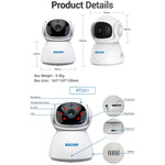 Caméra IP WiFi double bande ESCAM PT201 HD 1080P, prise en charge de la vision nocturne / détection de mouvement / suivi automatique / carte TF / audio bidirectionnel, prise UE, PT201
