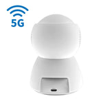 Caméra IP WiFi double bande ESCAM PT201 HD 1080P, prise en charge de la vision nocturne / détection de mouvement / suivi automatique / carte TF / audio bidirectionnel, prise UE, PT201