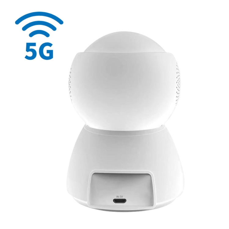 Caméra IP WiFi double bande ESCAM PT201 HD 1080P, prise en charge de la vision nocturne / détection de mouvement / suivi automatique / carte TF / audio bidirectionnel, prise UE, PT201