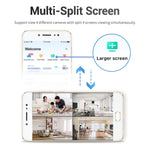 Caméra IP WiFi double bande ESCAM PT201 HD 1080P, prise en charge de la vision nocturne / détection de mouvement / suivi automatique / carte TF / audio bidirectionnel, prise UE, PT201